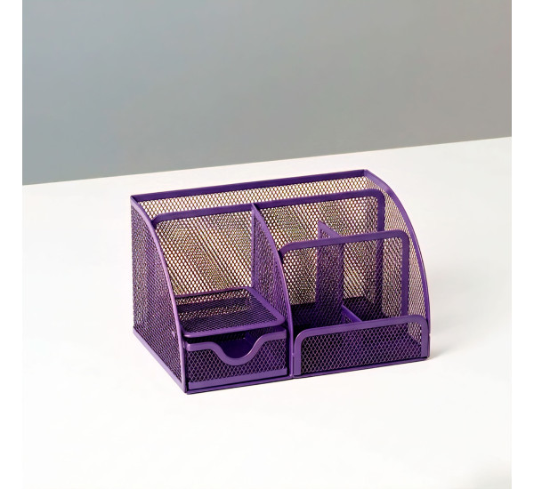 Органайзер металлический цветной 7 отд 8089C