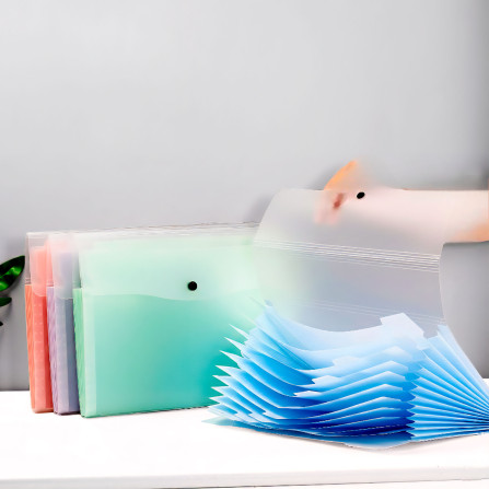 Папка на кнопке А-4 с разделителем 930712