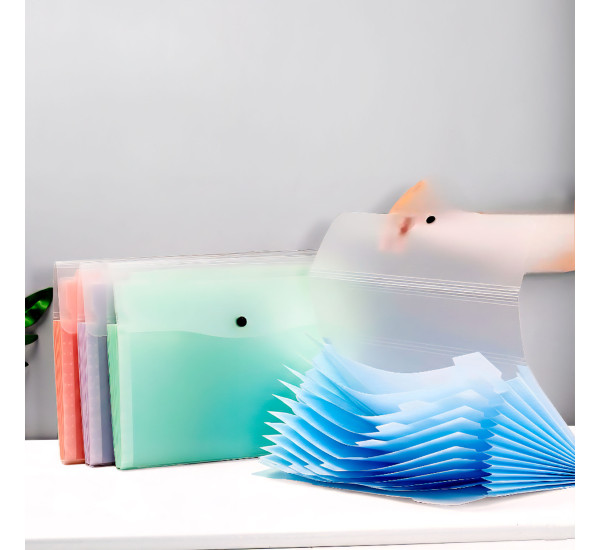 Папка на кнопке А-4 с разделителем 930712