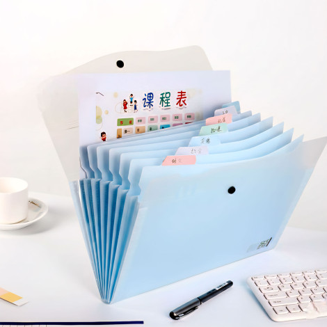 Папка на кнопке А-4 с разделителем 930712