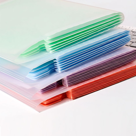 Папка на кнопке А-4 с разделителем 930712