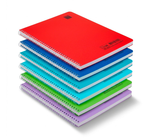 Тетрадь А-4 120 л линия пластиковая обложка PROPAD