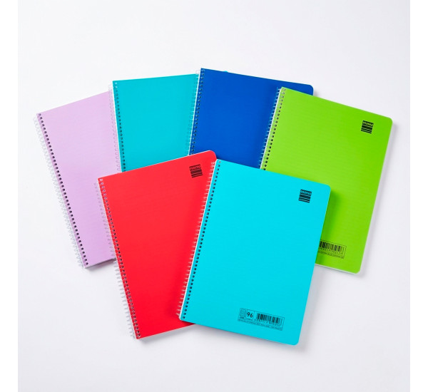 Тетрадь А-4 96 л линия пластиковая обложка PROPAD