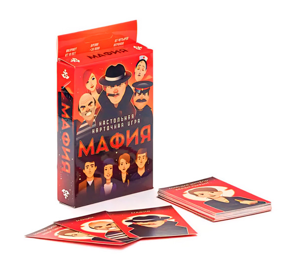 Настольная игра "Мафия" №0134RН-80