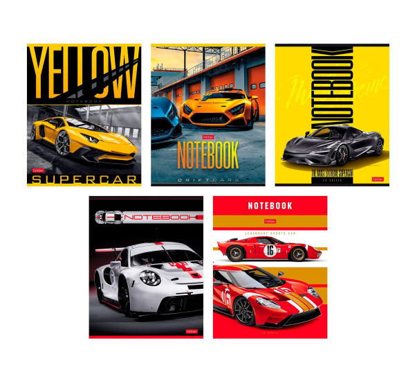 Тетрадь 48л А5ф ЛИНИЯ Спортивные авто