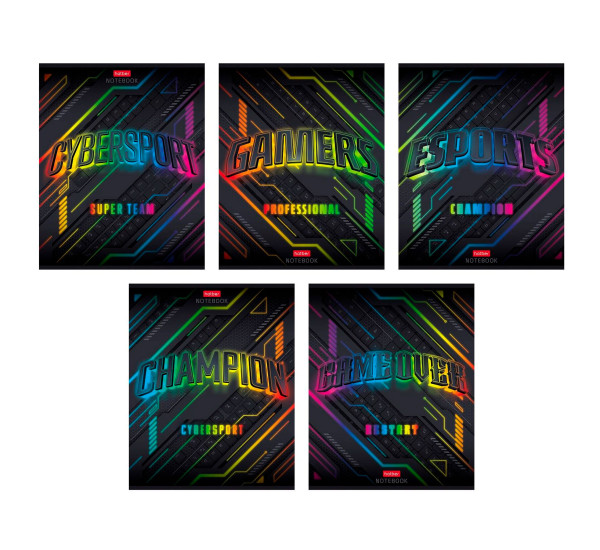 Тетрадь 48л А5ф клетка Геймеры