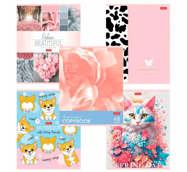 Тетрадь 48л А5ф клетка Для девочек Выпуск №1