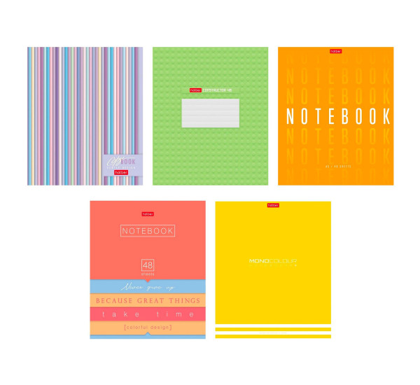 Тетрадь 48л А5ф клетка Ассорти Выпуск №2