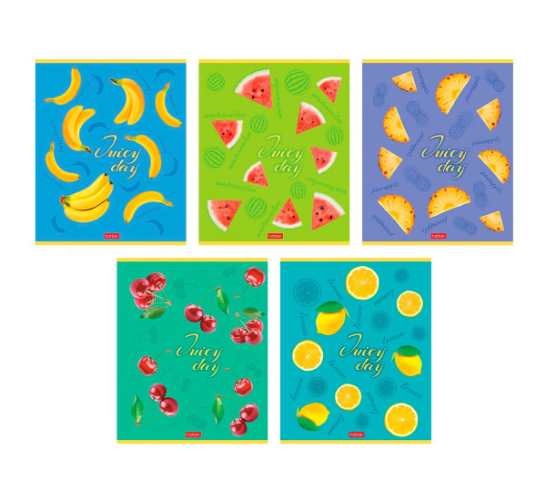 Тетрадь 48л А5ф клетка Сочный день