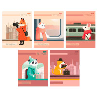 Тетрадь 48л А5ф клетка Путешествуй! Тетрадь 48л А5ф клетка Путешествуй!