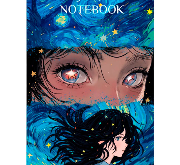 Gatto Rosso. Блокнот в линию Звёздный Notebook. ВЗГЛЯД,