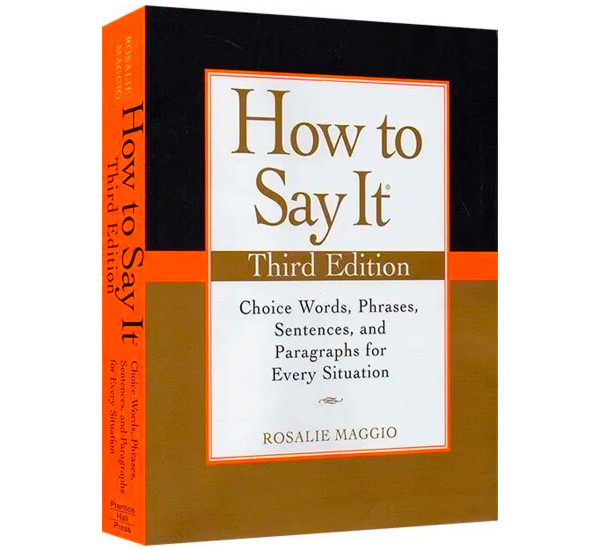 How to Say it Rosalie Maggio 