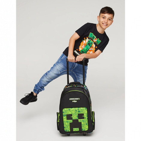Рюкзак на колесиках Smiggle Minecraft TB4