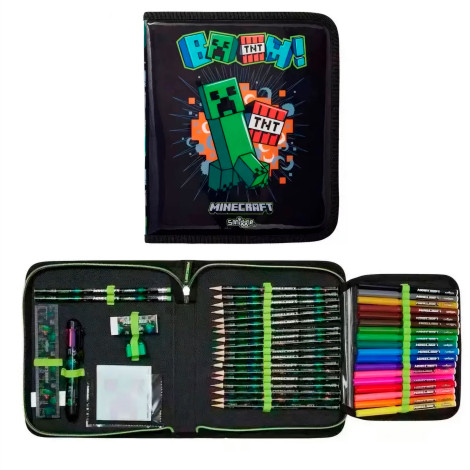 Набор Smiggle 43 предметов Minecraft