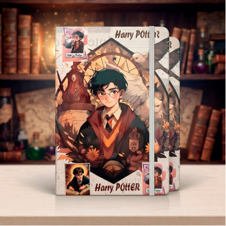 Блокнот на резинке А-5 9036-50 Harry Potter