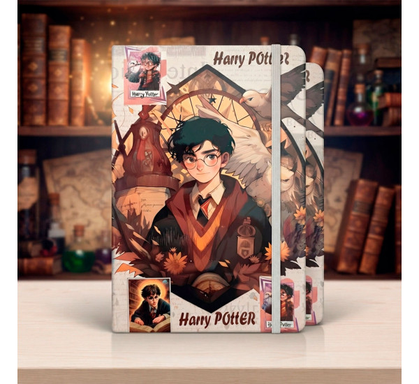 Блокнот на резинке А-5 9036-50 Harry Potter