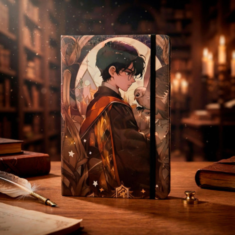 Блокнот на резинке А-5 9036-50 Harry Potter