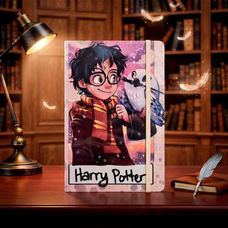 Блокнот на резинке А-5 9036-50 Harry Potter