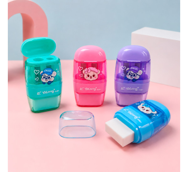 Точилка+стиралка Yalong 251656