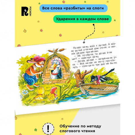 Веселые истории для первого чтения (по слогам)