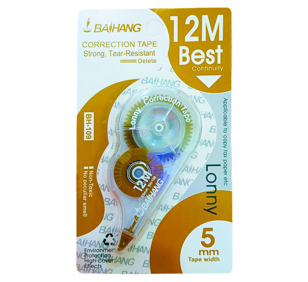 Корректирующая лента (12 м х 5мм) BH-109