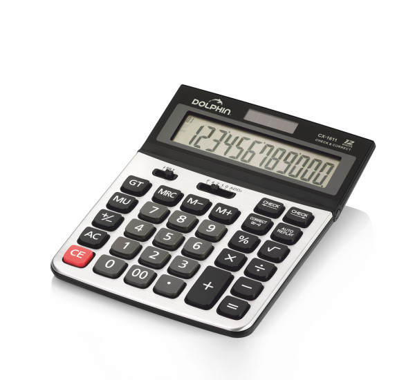Калькулятор 12 digit CX-1611  (Dolphin)