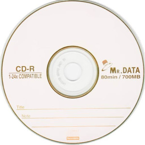 Диск CD-R 80min/700 mb